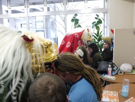 Lions biting students