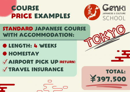 Tokyo School Short-Term course prices