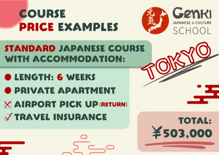 Tokyo School Short-Term course prices