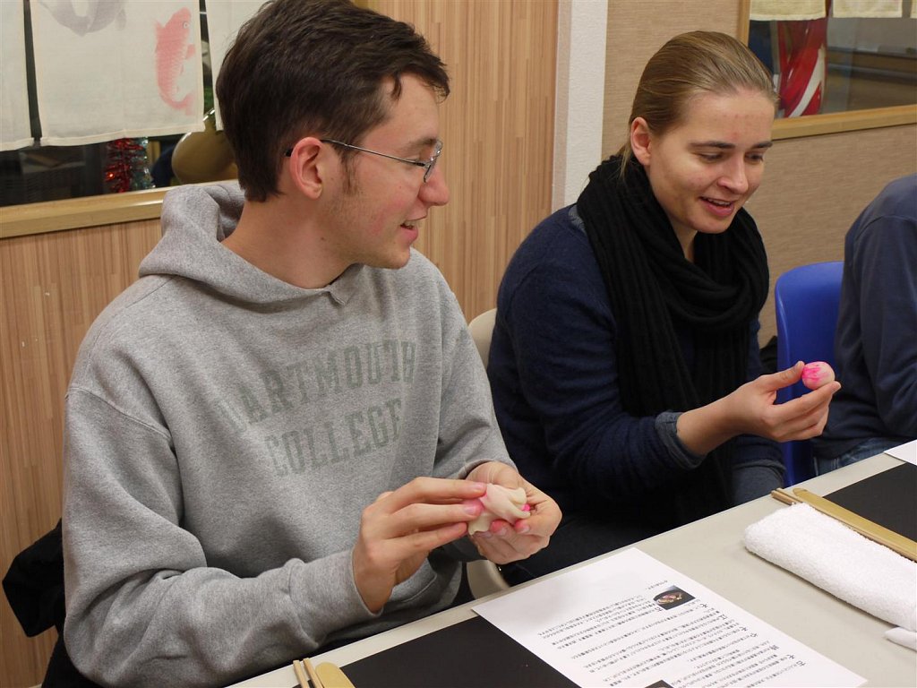 Japanese sweets (wagashi) making class